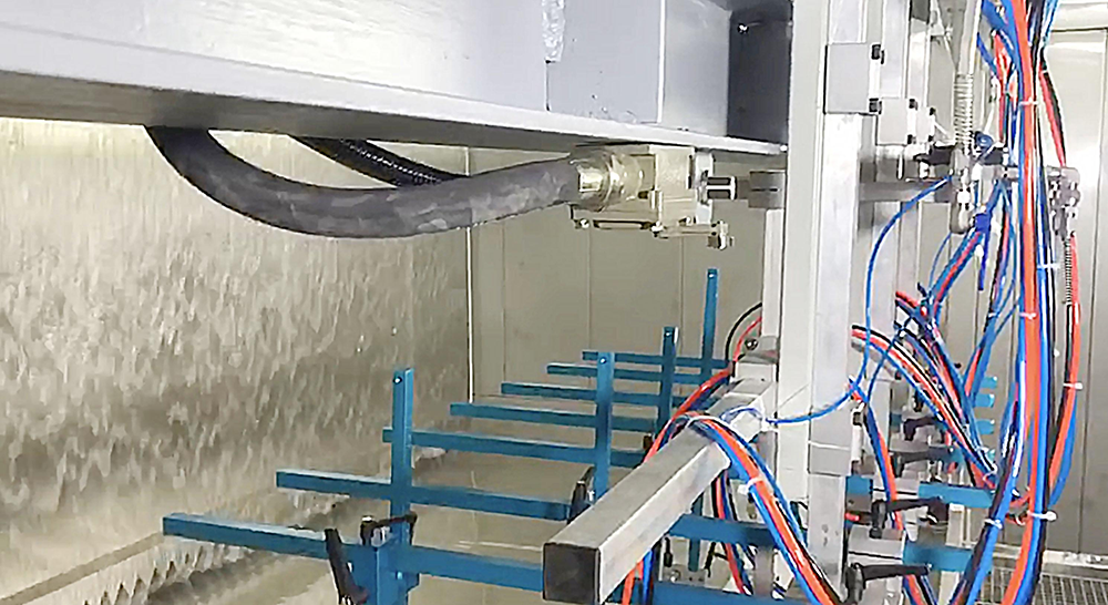 防爆伺服电机在自动车标喷涂车间方案